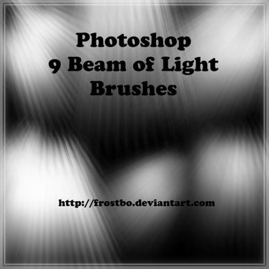 Light Beam Brushes