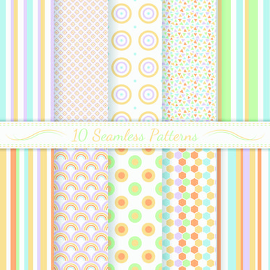 light colored seamless pattern creative graphics vector