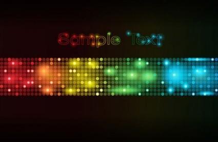 light dot neon background vector