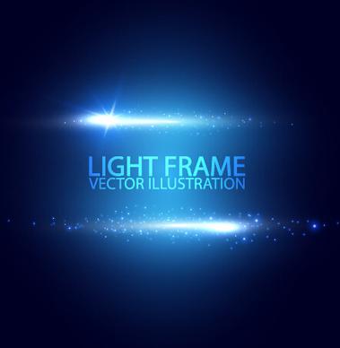 light frame vector background