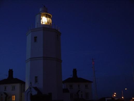 lighthouse night view