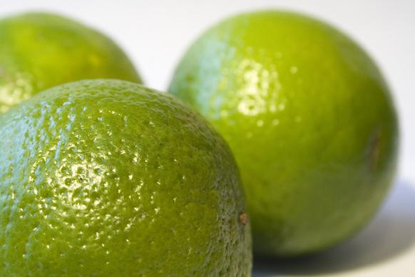 limes up close