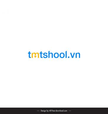 logo education template flat elegant modern 