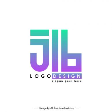 logo j16 template flat modern geometry