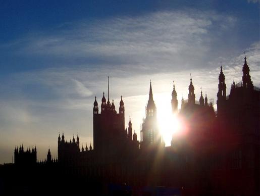 london british sunset