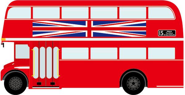 london bus simple vector