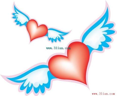 love angel design vector