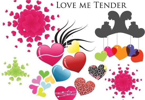 Love me tender - Various Hearts