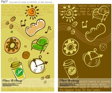 lovely background series vector 4