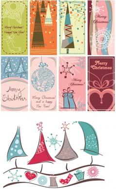 lovely christmas background vector graphic