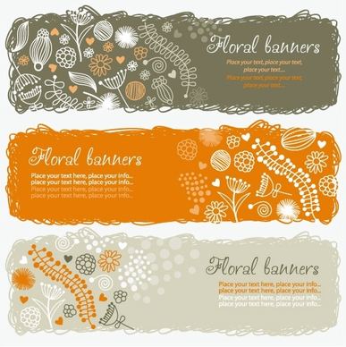 lovely handpainted style pattern vector