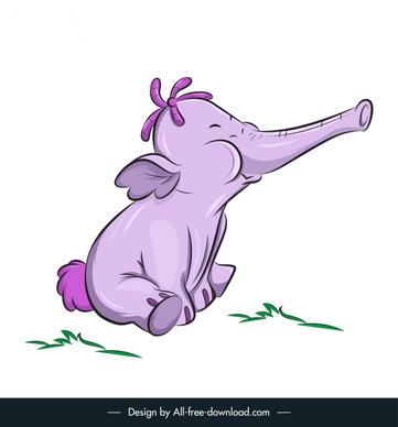 lumpy the heffalump in my friends tigger pooh icon funny cartoon character design