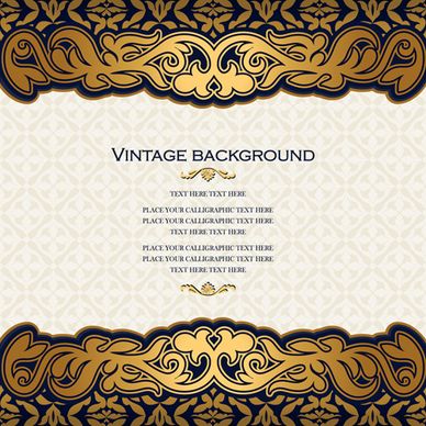 luxury design vintage backgrounds vector