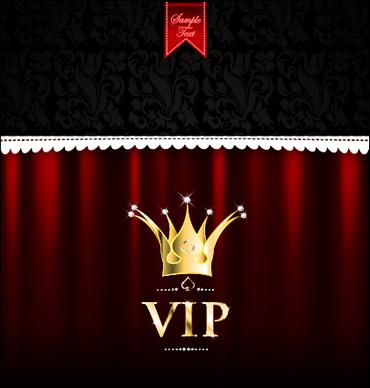 luxury diamond vip royal background vector