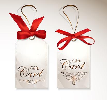 luxury gift cards vector graphics