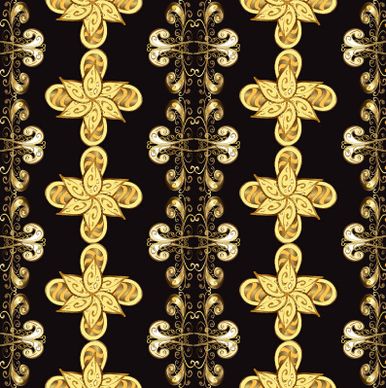 luxury ornament floral pattern seamless vecrtor