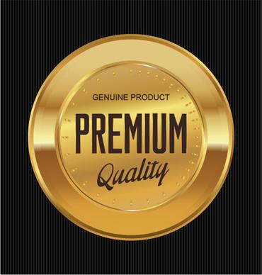 luxury premium quality golden labels