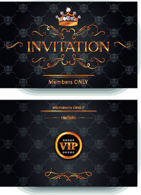 luxury vip invitation cards