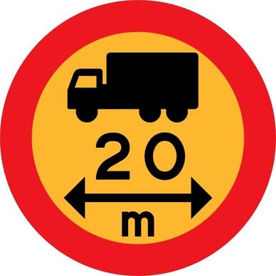 M Truck Sign clip art