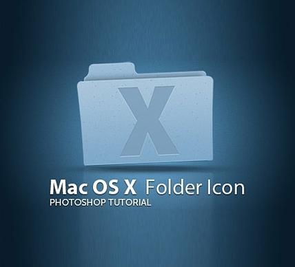 Mac OS X Leopard Folder Free PSD