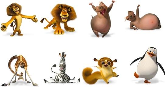 Madagascar Icons icons pack