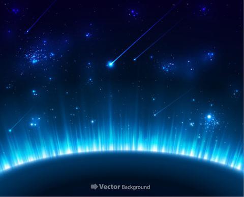 magic universe space vector background