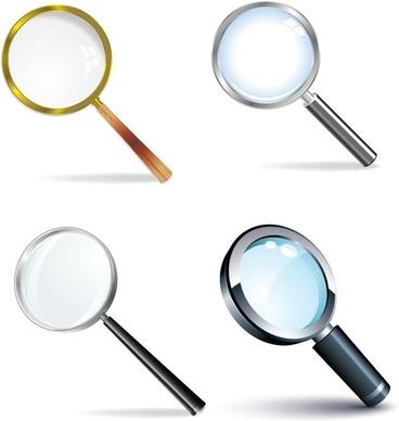 Magnifying Glass Vector Set