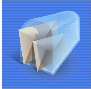 Mail Box Full Icon clip art