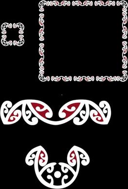 Maori Border Pattern 