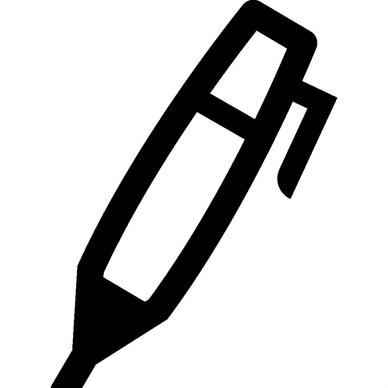 marker tool sign icon flat pen sketch