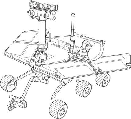 Mars Exploration Rover clip art