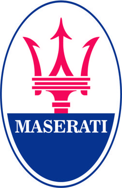 maserati logo design vector