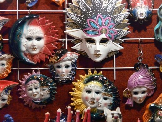 masks carnival panel
