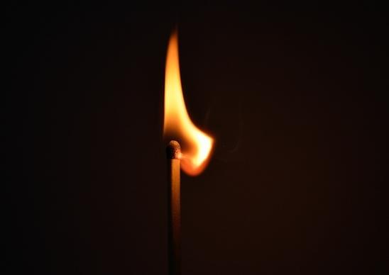 matchstick fire light