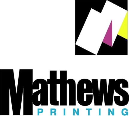 mathews printing