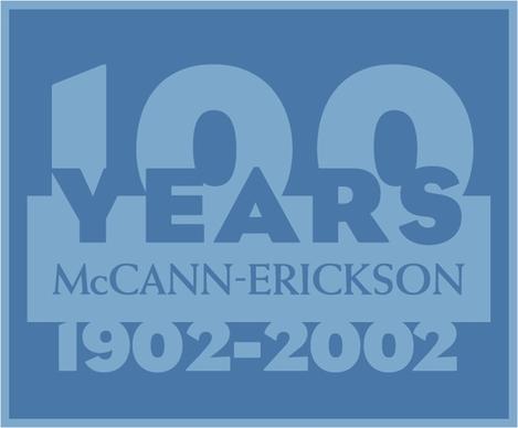 mccann erickson 100 years