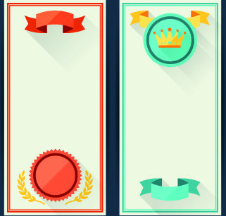 medals objects design vector