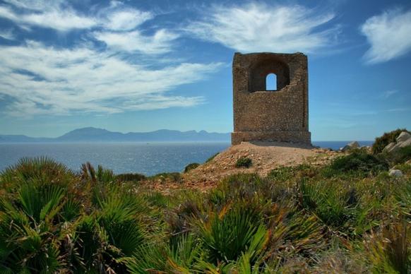 mediterranean coast watchtower