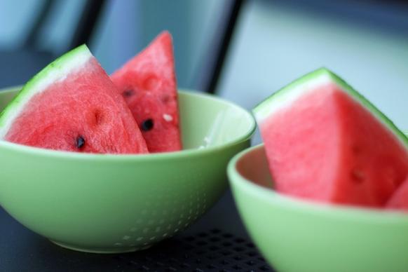 melon in bowls
