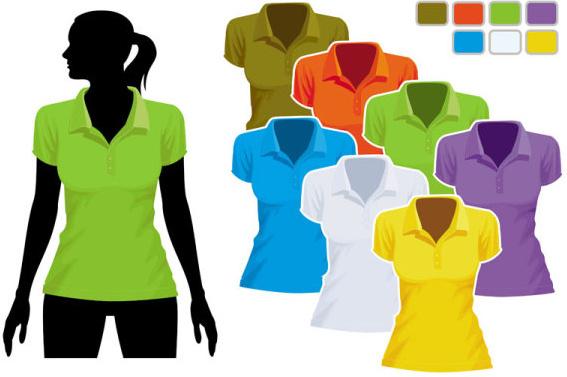 mens and womens clothing design elements vector