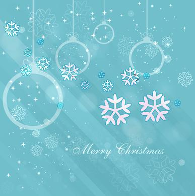 merry christmas celebration blue colorful card design vector