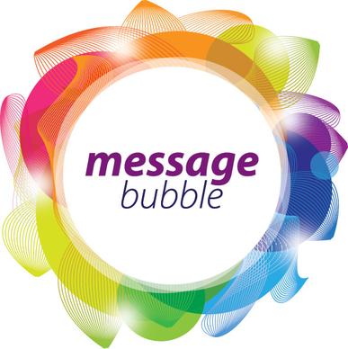 message bubble vector graphic