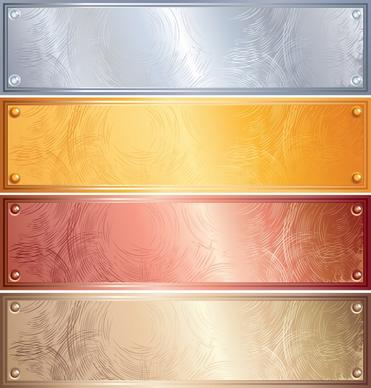 abstract background sets colored horizontal metallic decor