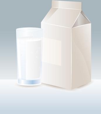 Milk with Straw and Carton