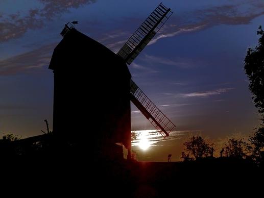 mill windmill sky