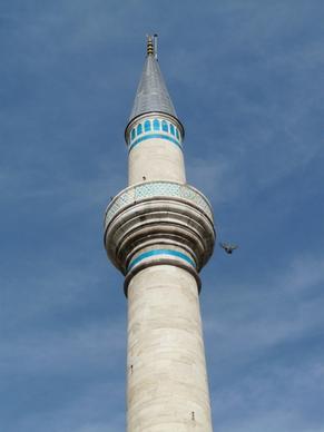 minaret tower dove