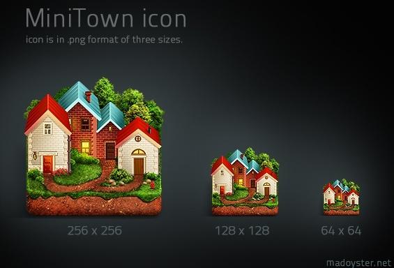 Mini Town Icons icons pack