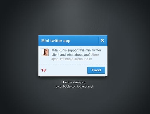 Mini Twitter App