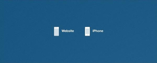 Minimal Website and iPhone Icons