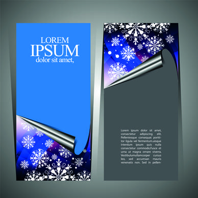 minimalistic15 merry christmas flyer cover vector
